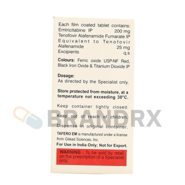 Tafero EM 200/25 mg Hetero Labs Limited